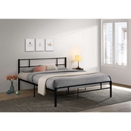 Katil Queen/Queen Bed Frame/Metal Bed/Katil Besi/Katil Putih/White Bed/Bed Frame/Gina