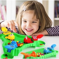 HUNGRY FROG GAME CHILDREN'S TOY / FROG TABLE BOARD TOY / FAMILY BALL FROG TOY