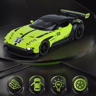 [Không có hộp] Xe mô hình đúc đua xe 1/32 Aston Martin Vulcan Hợp kim kẽm đèn matel và quà tặng sinh