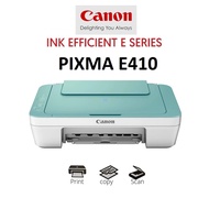 Canon Pixma E410 (Green White) AIO Ink Efficient Printer