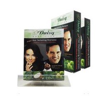 Daisy Hair Dye 5boxes DIY colouring darkening Shampoo black and dark brown in 5 minutes and 15 mins