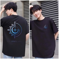 T-shirts for men and women, unisex t-shirts with youthful Korean style, simple design, easy to coord