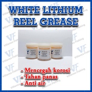 WHITE LITHIUM REEL GREASE/GEMUK YZ 20gr SPECIAL LUBRICANT FOR FISHING REELS - DRONE - TOY RC