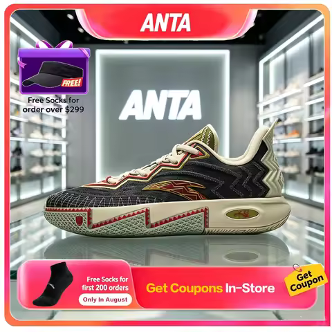 Kyrie Irving Same Style Anta KAI2 Black Ice Basketball Shoes Wear Resistant Casual Mens Sneakers