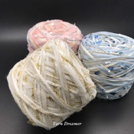 Hyuna Same Style DIY Crochet Yarn  Fancy Blended Gold Yarn Hand Knitting Yarn