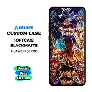 Custom Case Huawei P50 Pro Casing Softcase Black Matte