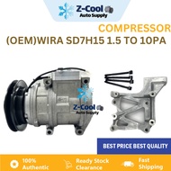 Compressor OEM New Wira 1.5 8903 SD7H15 To 10PA Modified Denso System