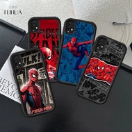 RK75 Spiderman hp Plating Casing for Xiaomi Redmi Note poco 13 A3X X6 A3 X6NEO 14 Plus5G C61 X3 9A M