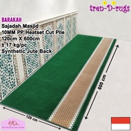 Tren-D-rugs Sajadah masjid karpet sejadah motif turki turkey alas sholat mushola tebal halus roll gu