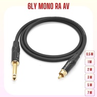 6mm mono to av wire, 6mm wire to lotus flower