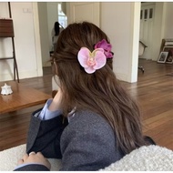 Large orchid flower clip 9x10 cm / Orchid flower hair clip / Orchid flower hijab clip