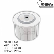 YETPLUS STEP LIGHT LED 3W WARMWHITE / INDOOR SERIES STEP LIGHT LED 3W S54