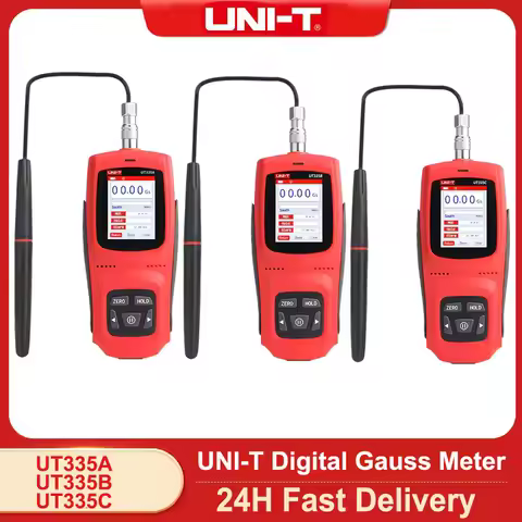 UNI-T UT335 Gauss Meter Magnetic Detection 0~3000mT/kGs Surface Magnetic Strength Gaussian Meter wit