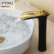 INOVO LUZERNE BATHROOM TALL MIXER BASIN TAP IN BLACK GOLD- PUB WELS CERTIFIED