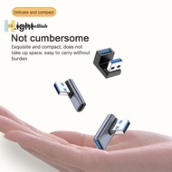 <Hoembellish> USB-A Mobile Phone Adapter 90 Degree USB C to USB A Adapter Right Angle USB A 3.0 Male