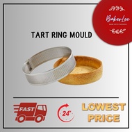 TART RING MOULD STAINLESS STEEL ROUND 8CM 2CM