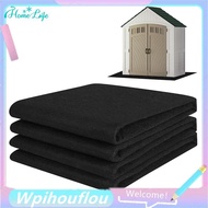 [HoME&life] Outdoor Storage Shed Floor Mat-Non Slip Backing, 6 X 4 FT Waterproof Carport Mat, Washab
