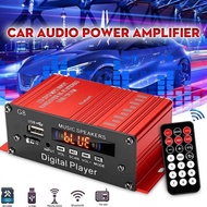 Amplifier Audio Mobil 2 Chanel 200 Watt 12 V Stereo Hi-Fi Dengan Remot Kontrol