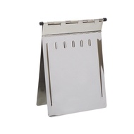 Thickened Stainless Steel Medical Record Folder Metal Nurse File Folder Hotel Room Document Folder H