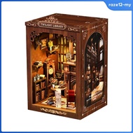 [RazecaMY] DIY Book Nook Easy to Assemble Miniature Library Scene Detailed Interior Library Book Noo