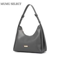 【Mumu Select】M451 Women 2Way Leather Large Shoulder Bag Sling Bags For Students Office Woman