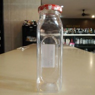 (104Botol) 250ML PET Square Bottle, Botol Plastik 250ML