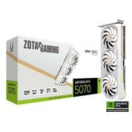 ZOTAC GAMING GeForce RTX 5070 AMP WHITE EDITION 12GB GDDR7 192bit 6144CC DX12 NVIDIA DLSS 4 GPU ZT-B