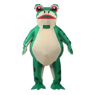 Inflatable Frog Costume Funny Full Body Blow Up Cosplay Costume Suit For Adult Halloween Party Costu