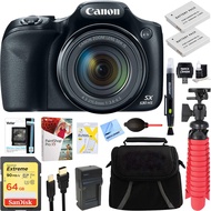 Canon PowerShot SX530 HS 16.0 MP 50x Optical Zoom Digital Camera (Black) + Two-Pack NB-6L Spare Batt