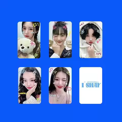 5pcs/set GIDLE Girls Special Cards I SWAY Album LOMO Card Photo Card SHUHUA YUQI Minnie K4 Postcard 