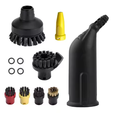 Common Nozzle Brush Set For Karcher SC1 SC2 SC3 SC4 SC5 SC7 Steam Cleaner Replacement Parts Stubborn