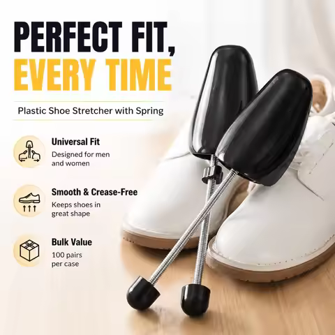 Plastic Spring Shoe Trees for Men Women Adjustable Shoe Shapers Anti-wrinkle Toe Supporter Maintain