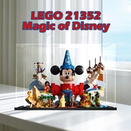 Lego Transparent Acrylic Display Box For Lego 21352 Magic of Disney Popmart Figurine Labubu Zimomo f