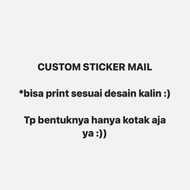 [MIN Order 10k] CUSTOM STICKER MAIL