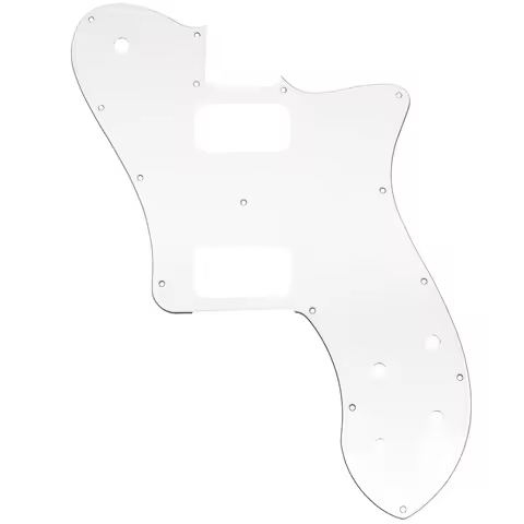 Musiclily Pro 15 Holes Uncovered HH Guitar Pickguard for Mexico Fender 72 Tele Deluxe Style Electric