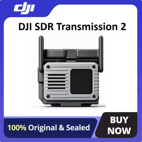 DJI SDR Transmission 2 Wireless Video Transmitter Receiver, 4K 60fps HDR, 1TX to 8RX, TX/RX Switchab