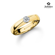 Jubilee Diamond แหวนเพชร Classic Shadow Solitaire Band Ring เพชรแท้