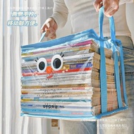 Book Shelf Storage Student Book Old Book Tidy-up Transparent Household High School Anti-dust Box Moi