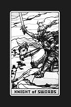 Knight of Swords - Tarot Card Notebook - Card No.53 (Dark Ed.): A5 Ruled Lined Journal Diary Sketchb