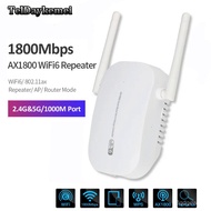WiFi 6 WiFi Repeater 1800Mbps Wifi Amplifier Signal Extender Network Booster 5Ghz 802.11ax Long Range Wireless Wi-fi Rep