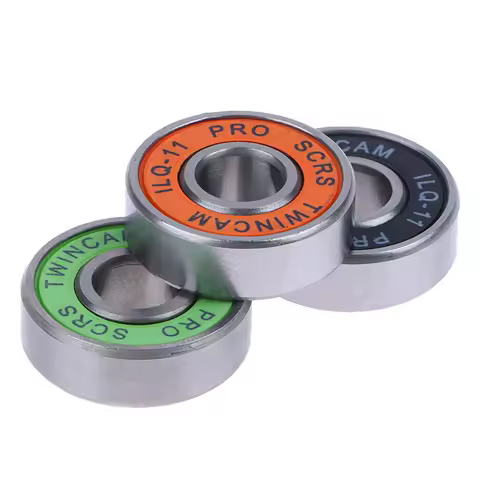 8Pcs 608 RS Bearing ILQ-11 8x22x7 Longboard Speed Inline Skate Wheel Bearing Skate Scooter Smooth Sk
