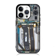 Custom iPhone 15 Plus Pro Ultra Machine Board Casing Case AE1514 Hardcase S5