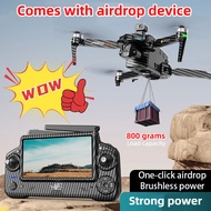 ❤️ 500g Load Capacity Airdrop for Fishing ❤️ New AE60 Ultra Drone with Anti Shake 3-Axis Gimbal Outd