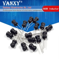 10pcs Unshielded Wirewound DIP power Inductor 0608(6*8mm) 2.2uH 3.3uH 4.7uH 10uH 22uH 33uH 47uH 68uH