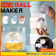 Ice Ball Maker Mold Tray Ice Cube Tray Whiskey Ice Ball Maker Ice Mold Tray Self-Made Round Ice Ball