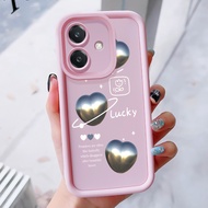 Case For OPPO A3 4G A3 Pro 5G A3X 4G A3X 5G A40 A60 5G Three-Color Heart Phone Silicone Shockproof