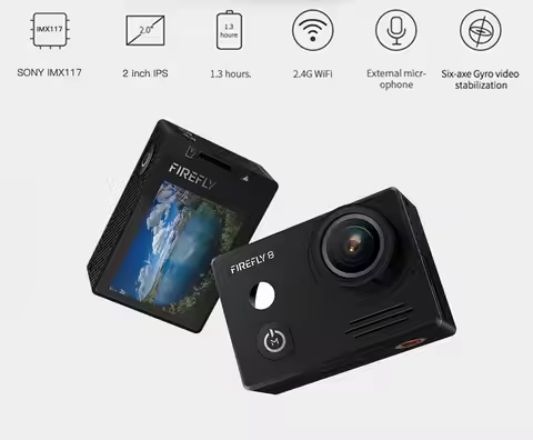Hawkeye Firefly 8se / 8s 4k 90 Degree / 170 Degree Screen Wifi Fpv Action Camera Sports Cam Recordin