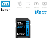 Lexar High-Performance 800x PRO SD Card UHS-I C10 U3 V30 4K Up to 150MB/s Read SDXC Memory Card 32/6