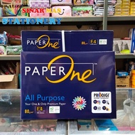 Kertas HVS F4 Paper One 80 Gram| Kertas Fotocopy| Paper One F4 80(Dus)