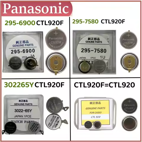 CTL920F 295-6900 For Citizen E210 E600 E610 U101 295-7580 302265Y CTL920 Seiko Solar Kinetic Battery